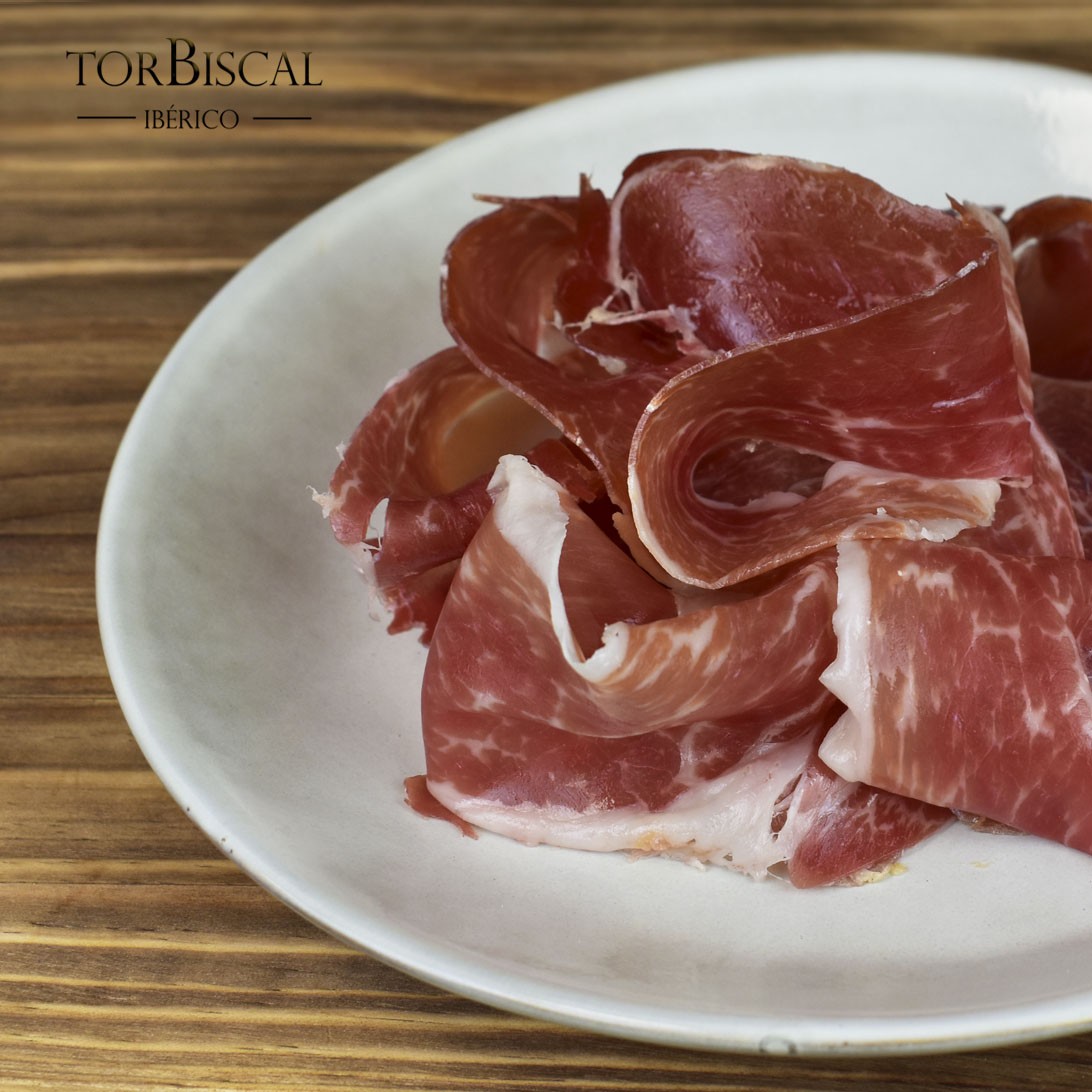 ESTUCHE TRADICIÓN 20 sobres jamón de cebo ibérico 50% raza ibérica corte máquina