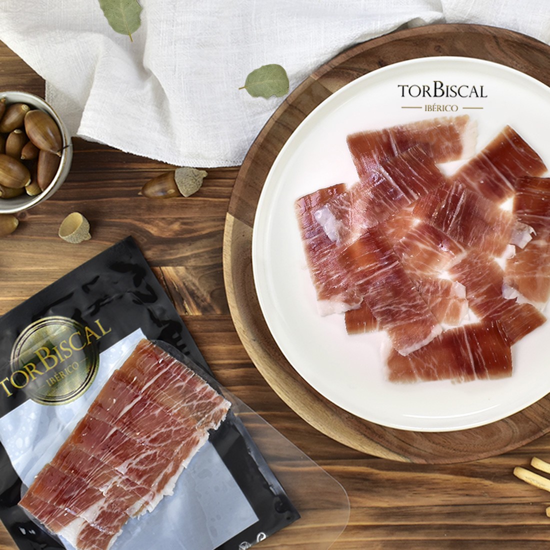 ESTUCHE PREMIUM 10 sobres paleta de bellota 100% ibérica corte cuchillo