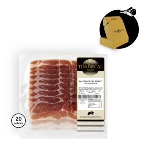 ESTUCHE TRADICIÓN 20 sobres paleta de cebo ibérica 50% raza ibérica corte máquina