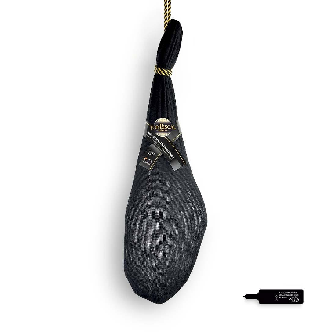 jamón ibérico bellota 100 pieza funda brida